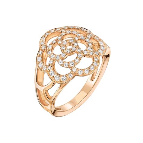 chanel rose gold ring|authentic Chanel rings.